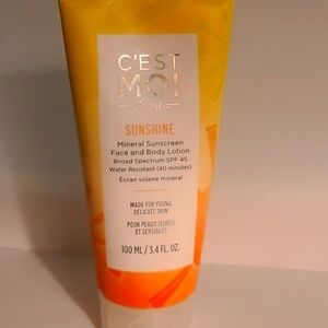 C'EST MOI face and body lotion with sunscreen